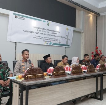 Dukung Pembangunan SUTT 150 kV Toili-Ampana, Bupati Touna: Pacu Perekonomian Daerah