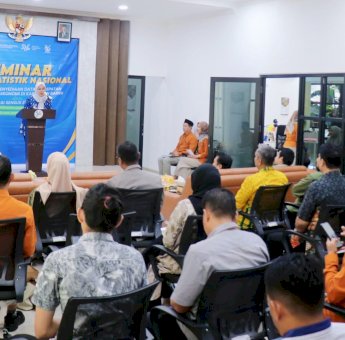 Bupati Barru Buka Seminar HSN 2025, Tegaskan Pentingnya Data untuk Arah Pembangunan
