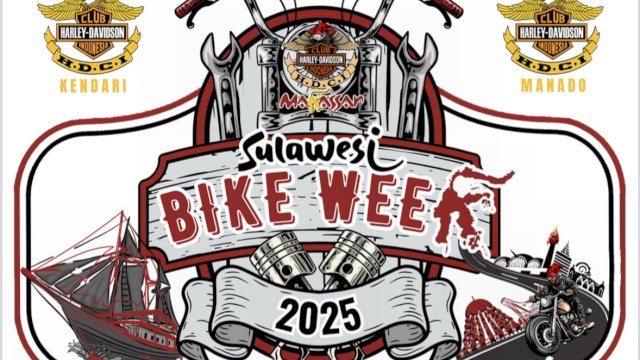 Logo kegiatan SulawesiBike Week (SWBW) 2025. (Foto: Istimewa)