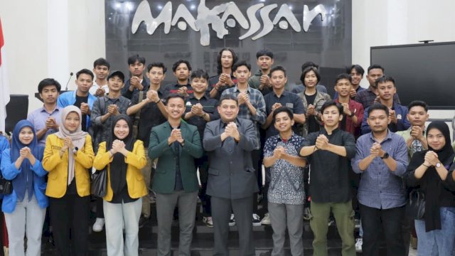 Silaturahmi dari BEM lintas kampus bersama Wali Kota Makassar, Munafri Arifuddin di Rumah Jabatan Wali Kota Makassar, Kamis (4/9/2025) malam. (Foto: Istimewa)