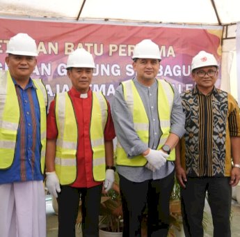 Peletakan Batu Pertama Gedung Jemaat Masale, Wali Kota Makassar Tekankan Jaga Toleransi