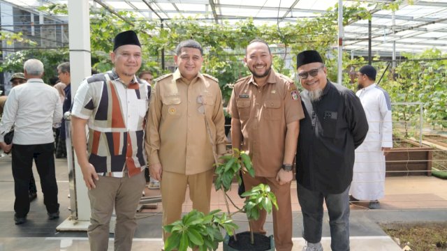 Wali Kota Makassar, Munafri Arifuddin saat menghadiri Launching Gerakan Urban Farming Bukit Baruga Makassar, Senin (15/9/2025). (Foto: Istimewa)