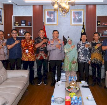 Bawaslu Sulsel Audiensi Dengan Kapolda, Bahas Penguatan Fungsi Gakkumdu