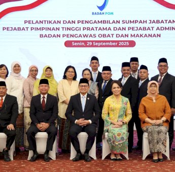 Mutasi 56 Pejabat BPOM se-Indonesia, Taruna Ikrar Tegaskan Berlandaskan Kompetensi dan Amanah UU