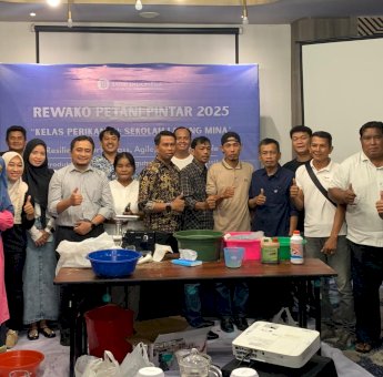 Program Rewako Petani Pintar 2025, Sekolah Lapang Mina Dorong Transformasi Budidaya Bandeng Tradisional Plus di Sulsel