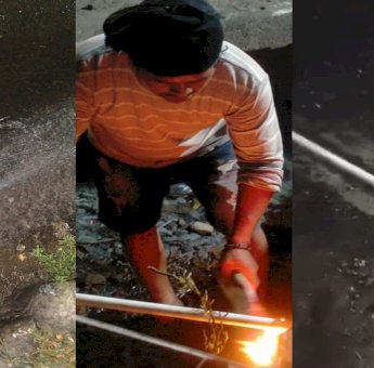 Lapor Pak Wali, Tim PAM Tirta Karajae Gerak Cepat Perbaiki Pipa Bocor di Parepare