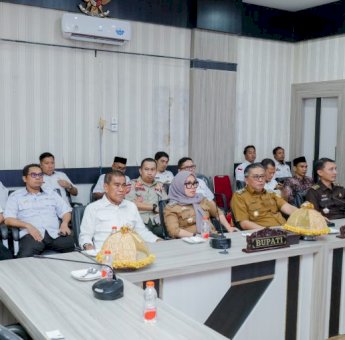 Bupati Barru Ikuti Peluncuran Logo dan Tema HUT ke-80 Kemerdekaan Republik Indonesia