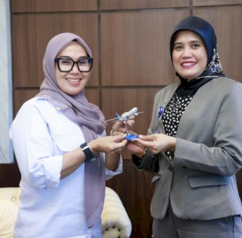 Bupati Barru Terima Audiensi Manajemen Maskapai Garuda Indonesia