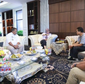 Bupati Barru Terima Audiensi Manajemen PT PLN Indonesia Power UBP Barru