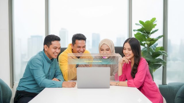 Pada pelaksanaan Indosat Digital Camp (IDCamp), Indosat Ooredoo Hutchison kini mendorong literasi digital berbasis teknologi AI. (Dok. Indosat Ooredoo Hutchison) 