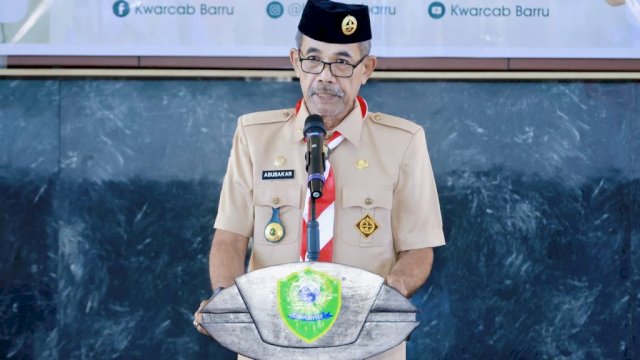 Ket: Pj Sekretaris Daerah Barru, Abubakar