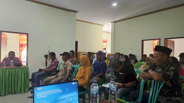 Pembangunan SUTT 150 kV Leok–Tolinggula dapat dukungan penuh dari warga Kecamatan Paleleh, Kabupaten Buol, Sulawesi Tengah. (Dok. Humas PLN UIP Sulawesi) 
