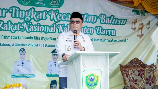 Ket: Wakil Bupati Barru, Abustan A Bintang