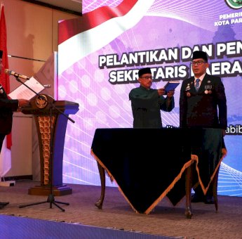 Tasming Hamid Lantik Amarun Agung Hamka sebagai Sekda Parepare: Momentum Baru Perkuat Birokrasi