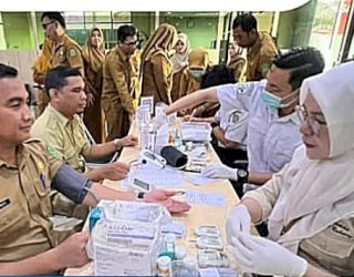 DPMD Kukar Gelar Pemeriksaan Kesehatan untuk Pegawai, Bekerja Sama dengan Dinas Kesehatan