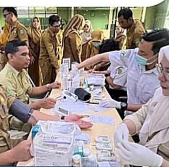 DPMD Kukar Gelar Pemeriksaan Kesehatan untuk Pegawai, Bekerja Sama dengan Dinas Kesehatan