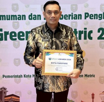 Parepare Raih Peringkat 3 Nasional dalam Tata Kelola Air di Ajang UI Green City Metric 2025