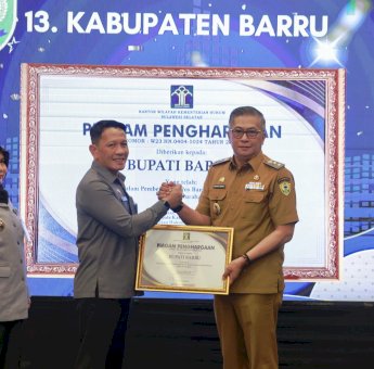 Barru Raih Penghargaan Nasional atas Pembentukan 55 Pos Bantuan Hukum