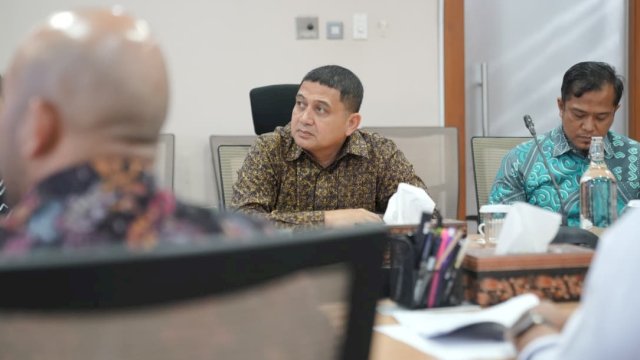 Wali Kota Makassar, Munafri Arifuddin saat menyambangi Kantor Direktorat Perhubungan Laut (Hubla), Kementerian Perhubungan RI di Jakarta, Kamis (9/10/2025). (Foto: Istimewa)