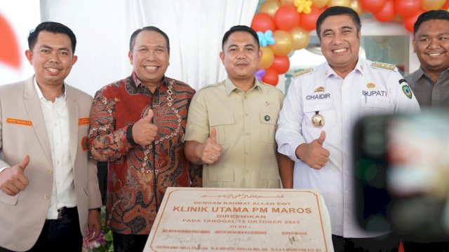 PW Pemuda Muhammadiyah Sulsel menorehkan sejarah baru dengan membangun unit bisnis pertama mereka di bidang kesehatan dalam bentuk klinik layanan utama di Kabupaten Maros. (Foto: Istimewa)