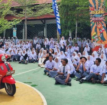 PT SJAM Lanjutkan Roadshow Fazzio Youth Festival di Gowa, Curi Perhatian Siswa SMAN 9 dan SMKN 4