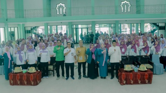 Sosialisasi program Makan Bergizi Gratis (MBG) di Kabupaten Pangkajene dan Kepulauan (Pangkep), Sulawesi Selatan, Sabtu (11/10/2025). (Foto: Istimewa)