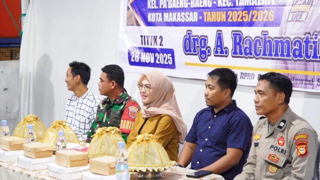 Ketua DPRD Sulsel, Andi Rachmatika Dewi melaksanakan reses dan temu konstituen di Kelurahan Pa'baeng-baeng, Kecamatan Tamalate, Kota Makassar, Rabu (29/10/2025). (Foto: Istimewa)
