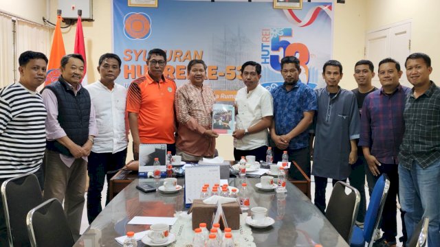 JMSI Sulsel melakukan audiensi dengan pengurus DPD REI Sulsel di Kantor DPD REI Sulsel, Jalan Timah, Rappocini, Kota Makassar, Jumat (31/10/2025). (Foto: Istimewa)