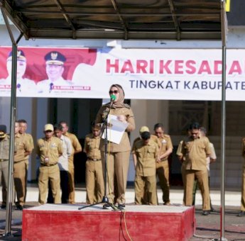 Jadi Irup Upacara, Bupati Barru Tekankan Pentingnya Menjaga Integritas Sebagai ASN