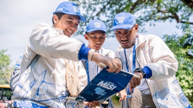 BI Sulsel luncurkan progam QRIS Jelajah Budaya Indonesia (QJI) 2025 Wilayah Sulampua, di Leang-Leang, Kabupaten Maros, kemarin. (Dok. BI Sulsel) 