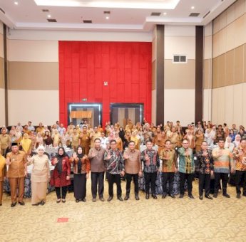 Wakil Bupati Barru Hadiri Rakor dan Evaluasi Pelaksanaan Program Stunting Tingkat Sulsel