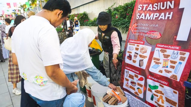 NIPAH PARK menggandeng Rekan Sampah mendorong upaya nirsampah dalam event &ldquo;Ruang Keluarga&rdquo; sebagai rangkaian HUT Kalla Ke-73 Tahun. (Dok. NIPAH PARK)