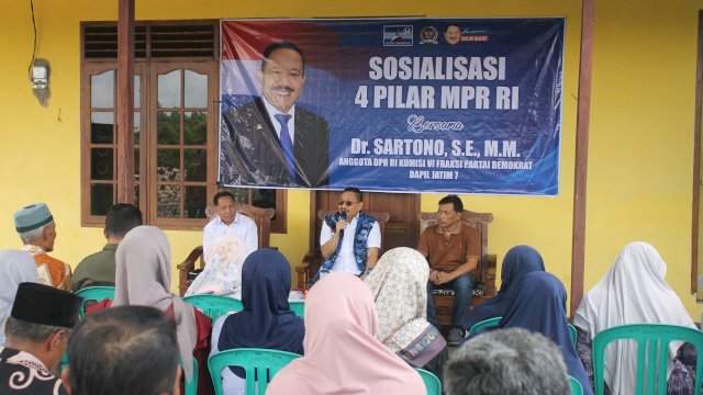 Sartono Ingatkan Pentingnya Persatuan dalam Kegiatan Sosialisasi 4 Pilar MPR di Ponorogo