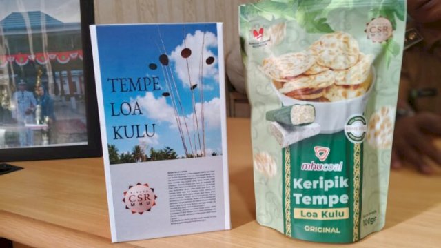 Produk Kripik Tempe Loa Kulu. [IST]