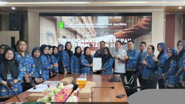 Pengawasan kearsipan internal DPMD 2025. [IST]