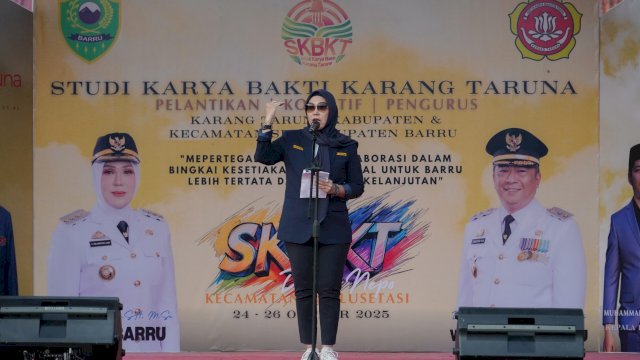 Ket: Bupati Barru, Andi Ina Kartika Sari