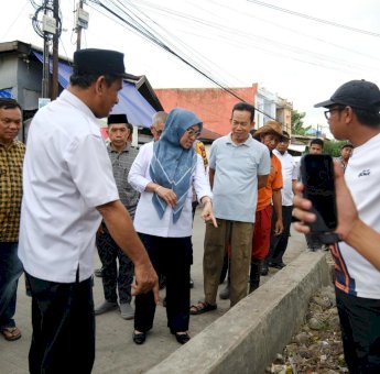 Jelang Musim Hujan, Bupati Gowa Tinjau Drainase Sejumlah Jalan di Kecamatan Somba Opu