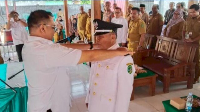 Pelantikan Kades PAW Manunggal Jaya. [IST]