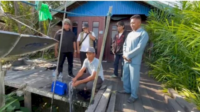Peninjauan Lapangan Pamsimas di Desa Salo Cella. [IST]