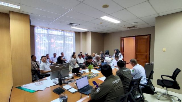 Rapat verifikasi dan validasi data lembaga Posyandu 6 SPM DPMD Kukar. [IST]