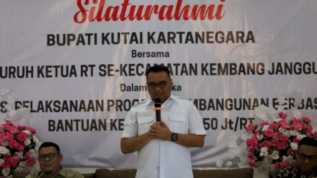 Silaturahmi Bupati Kukar bersama Ketua RT Se-Kecamatan Kembang janggut. [IST]