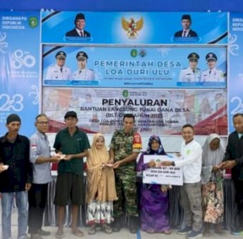 Pemdes Loa Duri Ulu Prioritaskan Kepedulian Sosial Lewat Penyaluran BLT Dana Desa