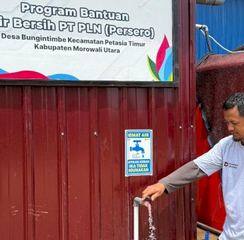 Dukungan PLN UIP Sulawesi Dekatkan Masyarakat Morowali Utara Dengan Air Bersih