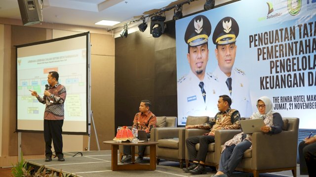 Ket: Kegiatan Pembekalan penguatan tata kelola keuangan daerah 