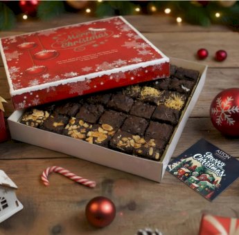 Hampers Chocolate Brownies Ala Aston Makassar, Ciptakan Natal dan Tahun Baru Kian Manis