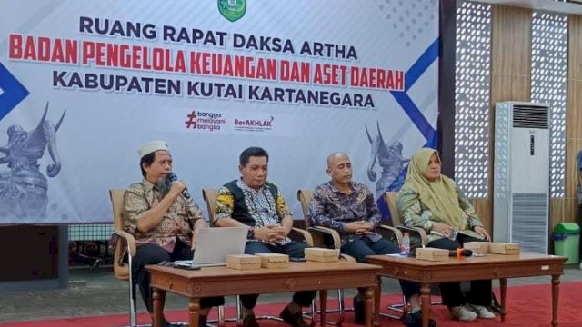 Kunjungan DPMD dan BPKAD Kutai Timur ke Kukar. [IST]