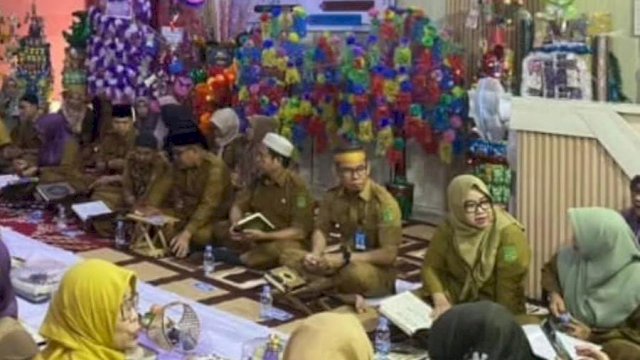 Khataman Alquran DPMD Kukar. [Ist]