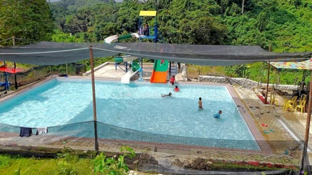 Wahana di salah satu objek wisata Desa Loa Duri Ilir. [IST]