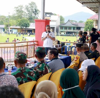 Wakil Bupati Barru Abustan A Bintang Tutup Turnamen Rantau Cup I di Tanete Riaja