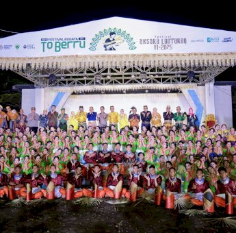 Bupati Andi Ina Buka Festival Toberu XIV dan Aksara Lontara VI, Dorong Pelestarian Budaya ke Tingkat Internasional